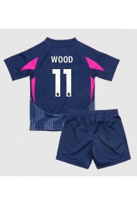 Fotbalové Dres Nottingham Forest Chris Wood #11 Dětské Venkovní Oblečení 2024-25 Krátký Rukáv (+ trenýrky)